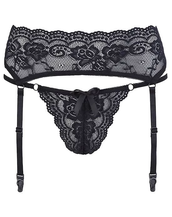 Cottelli Collection Cottelli Collection Sammy Suspender Belt And G-string - Black - Small Online At Cottelli Collection Sales Shop Up To 40% Off