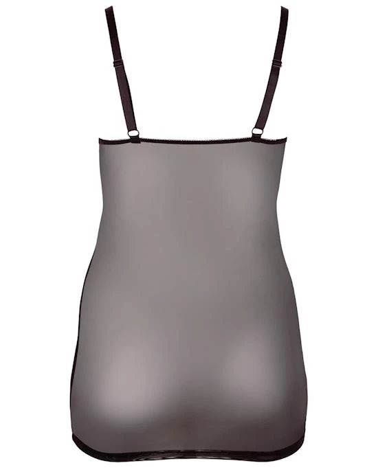 Cottelli Collection Easy To Clean Cottelli Collection Negligee With Lace - Black - 2xl Online