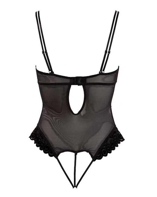 Cottelli Collection Our Cottelli Collection Removable Crotch And Cup Bodysuit - Black - Medium Are Of Good Quality Low Price High Quality And Quantity