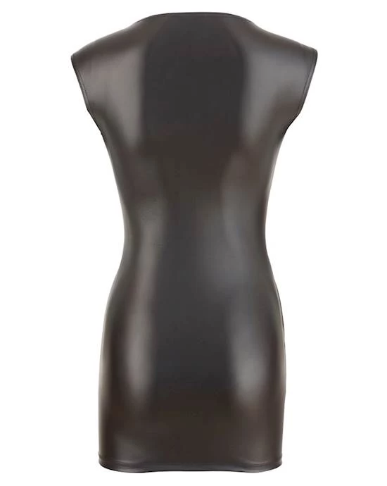 Cottelli Collection Promotional Super Hot New Design Cottelli Collection Matte Dress With Rings - Black - Medium -