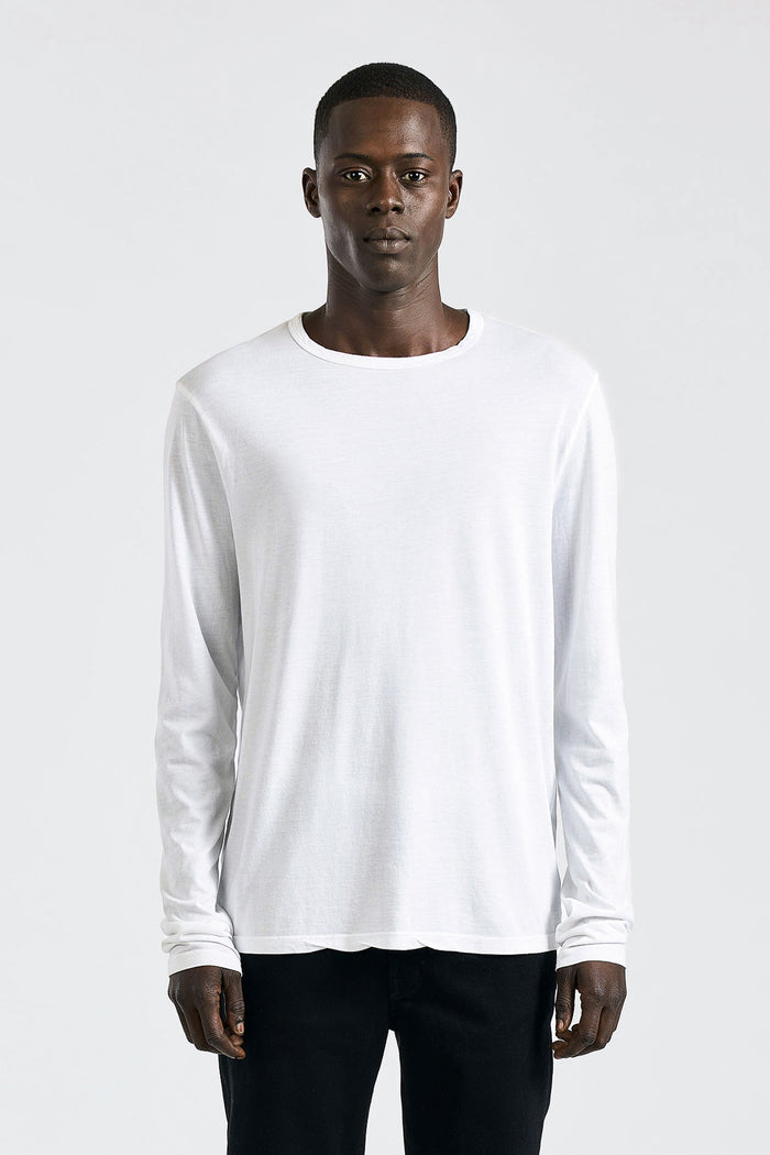 Cotton Citizen Classic Crew Long Sleeve Shirt (3-Pack) Onyx Pack