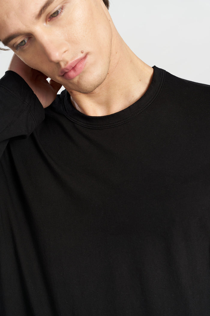 Cotton Citizen Classic Crew Long Sleeve Shirt Jet Black