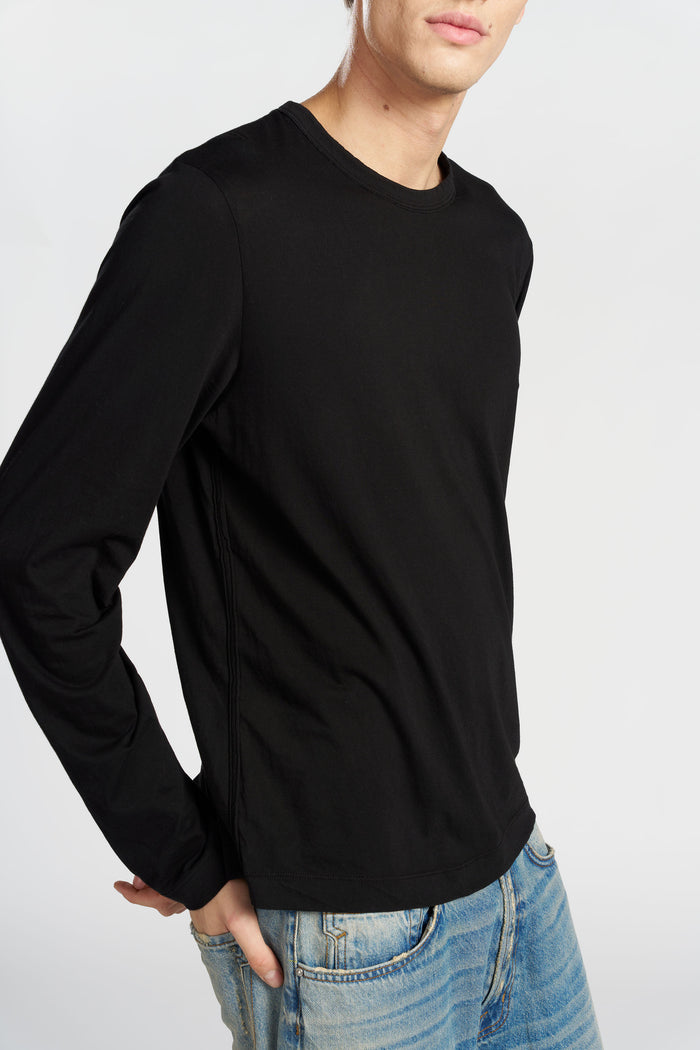 Cotton Citizen Classic Crew Long Sleeve Shirt Jet Black