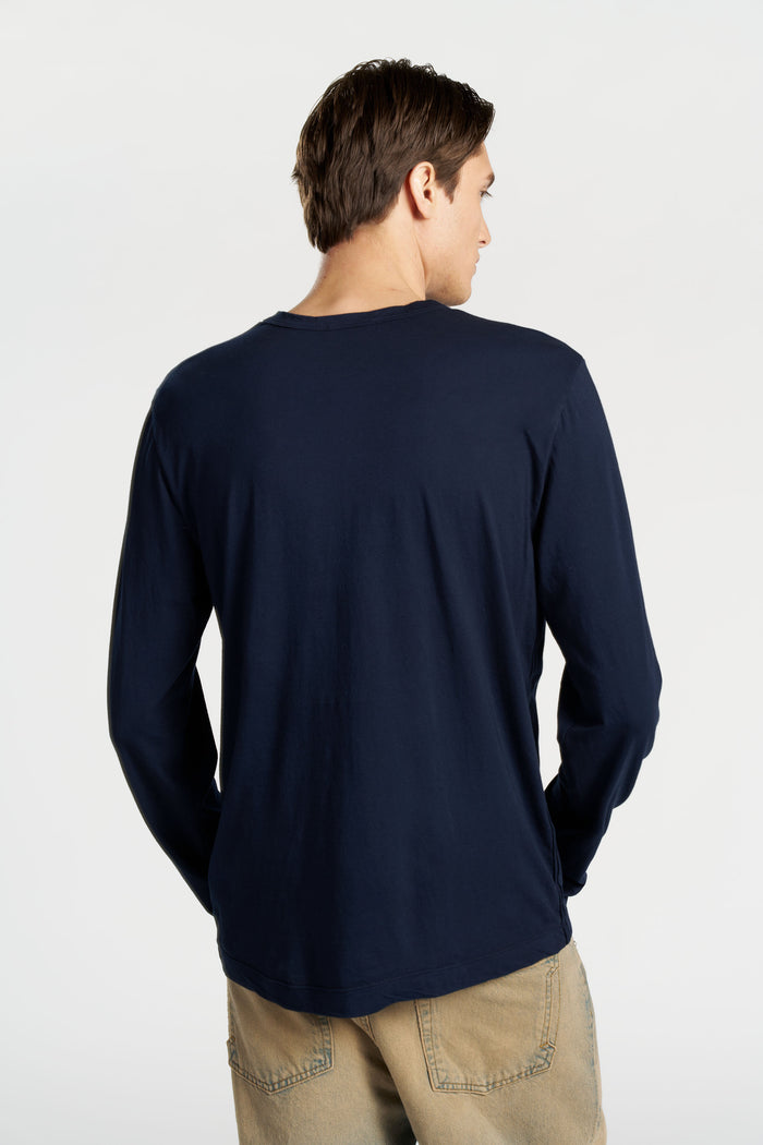 Cotton Citizen Classic Crew Long Sleeve Shirt Super Navy