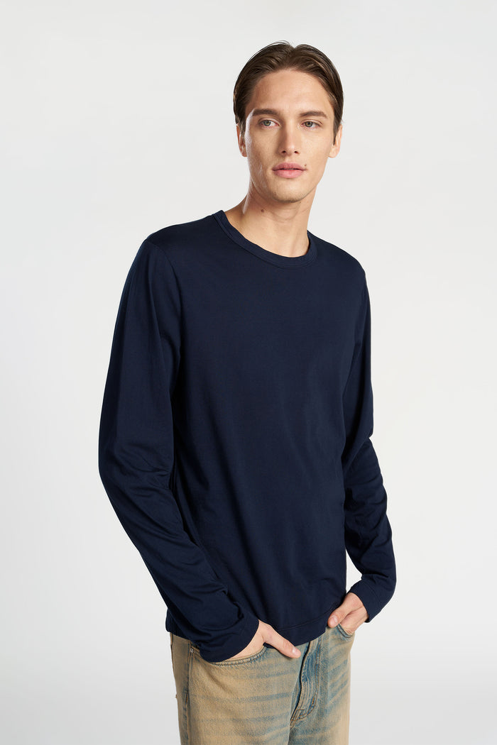 cotton citizen Classic Crew Long Sleeve Shirt Super Navy