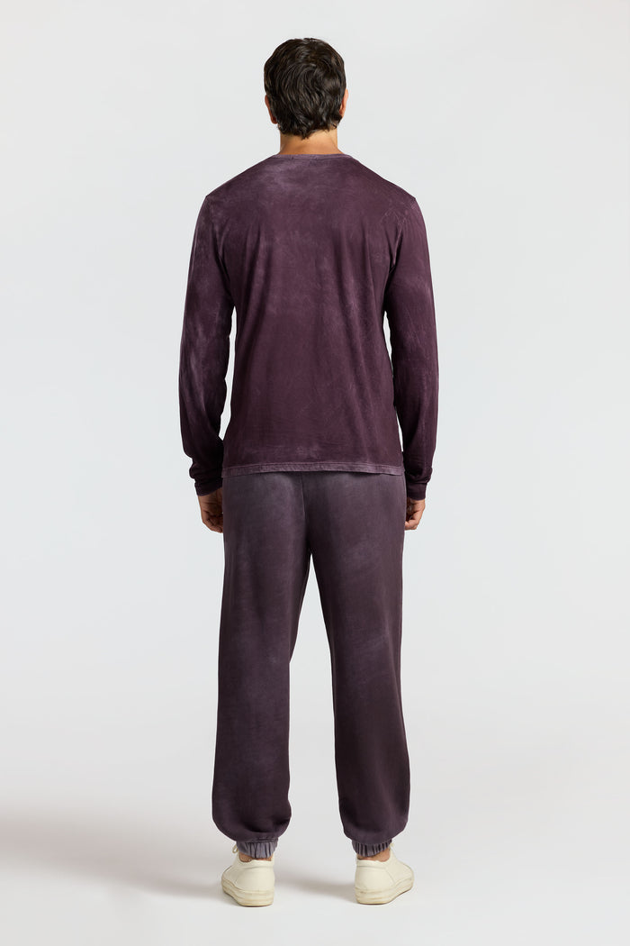 Cotton Citizen Classic Crew Long Sleeve Shirt Vintage Eggplant