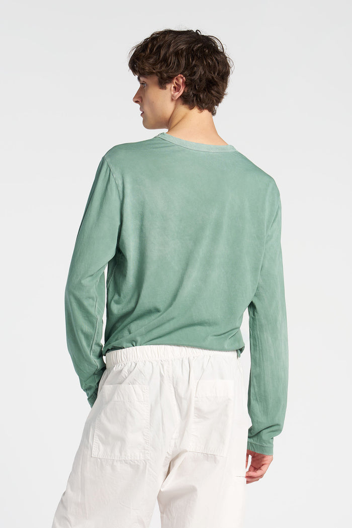 Cotton Citizen Classic Crew Long Sleeve Shirt Vintage Lagoon