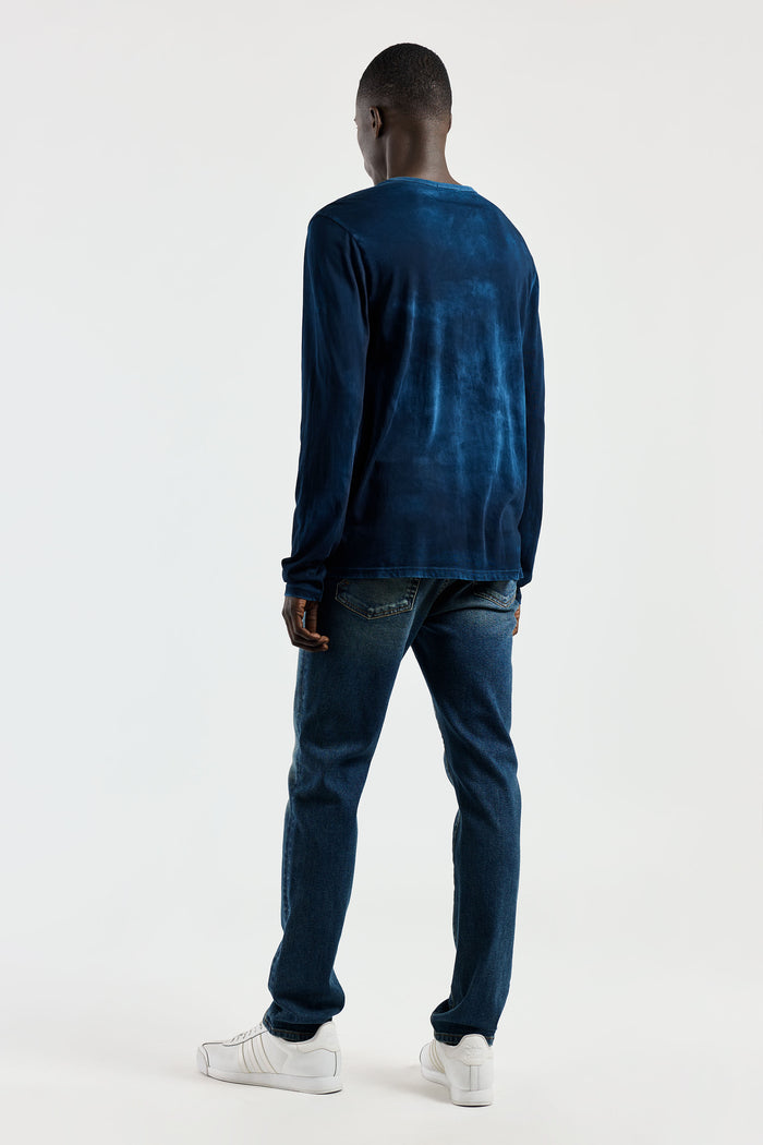 Cotton Citizen Classic Crew Long Sleeve Shirt Vintage Navy