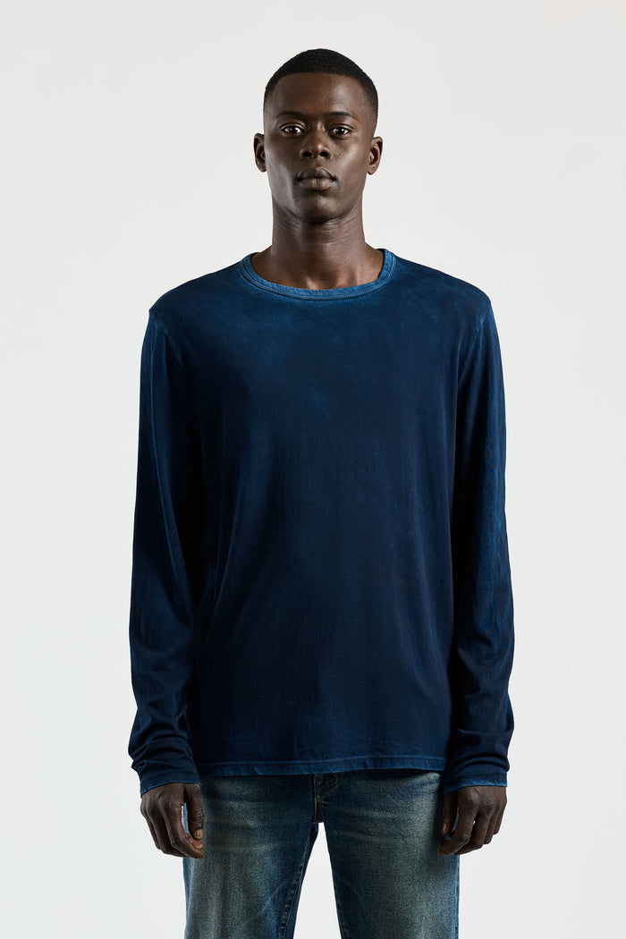 cotton citizen Classic Crew Long Sleeve Shirt Vintage Navy