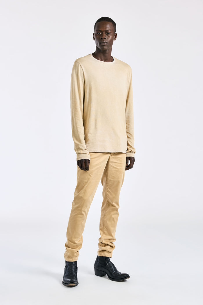 Cotton Citizen Classic Crew Long Sleeve Shirt Vintage Sand