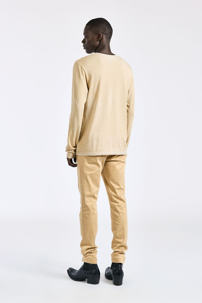 Cotton Citizen Classic Crew Long Sleeve Shirt Vintage Sand