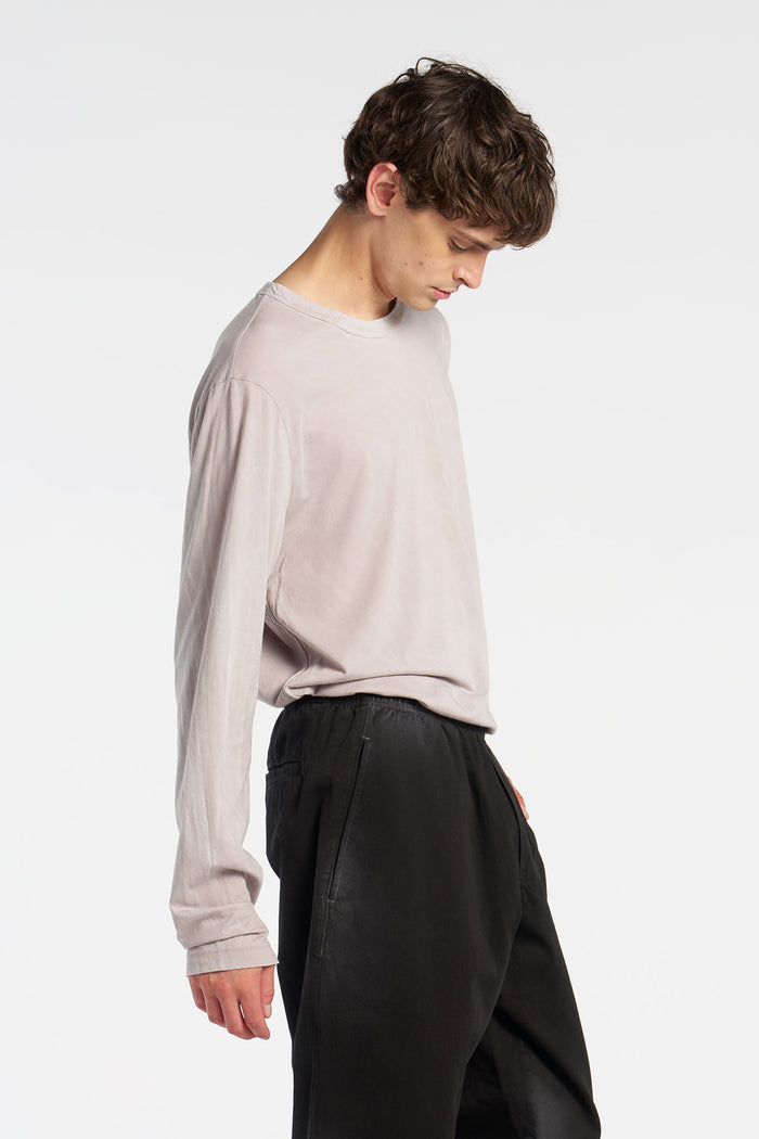 Cotton Citizen Classic Crew Long Sleeve Shirt Vintage Silver