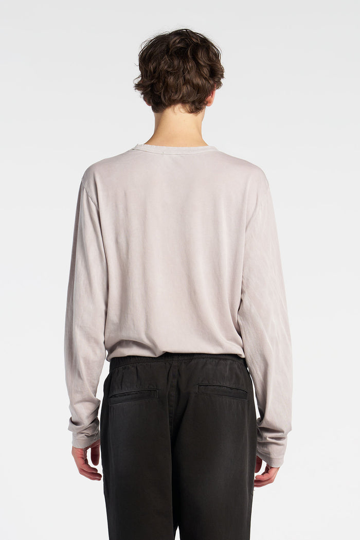 Cotton Citizen Classic Crew Long Sleeve Shirt Vintage Silver