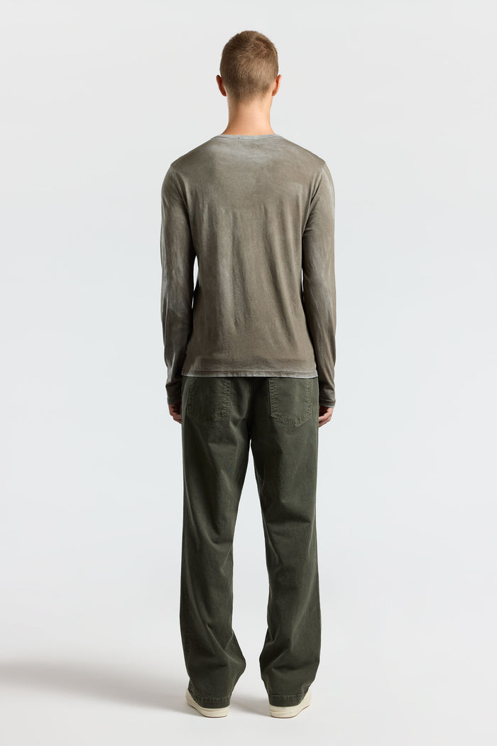 Cotton Citizen Classic Crew Long Sleeve Shirt Vintage Taupe