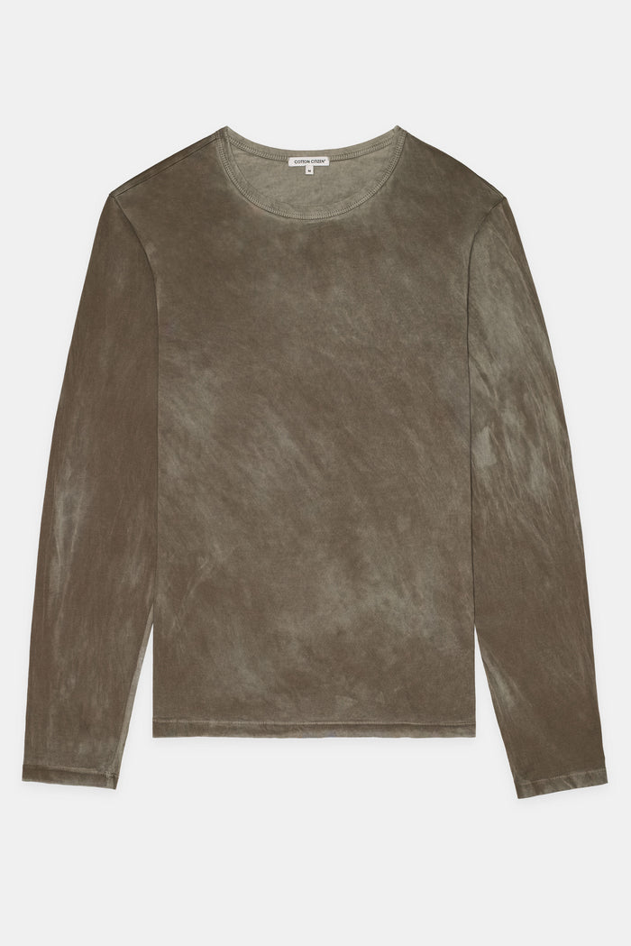 Cotton Citizen Classic Crew Long Sleeve Shirt Vintage Taupe