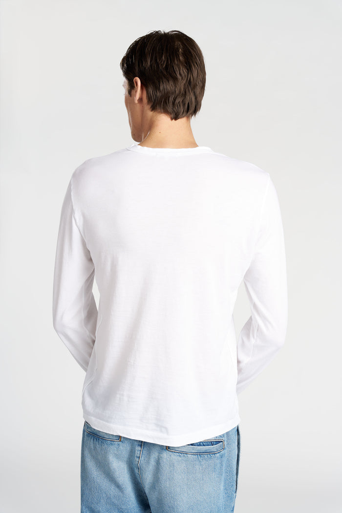 Cotton Citizen Classic Crew Long Sleeve Shirt White
