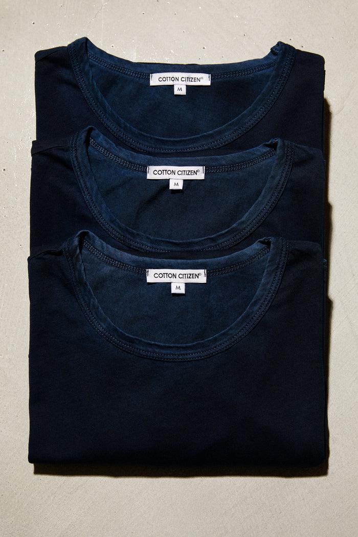 Cotton Citizen Classic Crewneck Tee (3-Pack) Vintage Navy