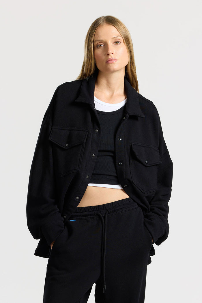 Cotton Citizen Boston Buttondown Jet Black