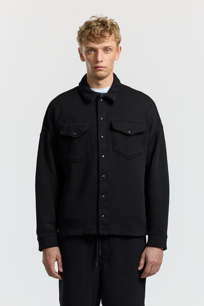 cotton citizen Boston Buttondown Jet Black
