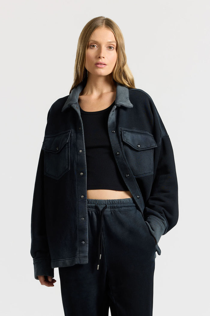 Cotton Citizen Boston Buttondown Vintage Black