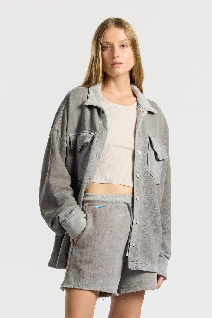 cotton citizen Boston Buttondown Vintage Cement