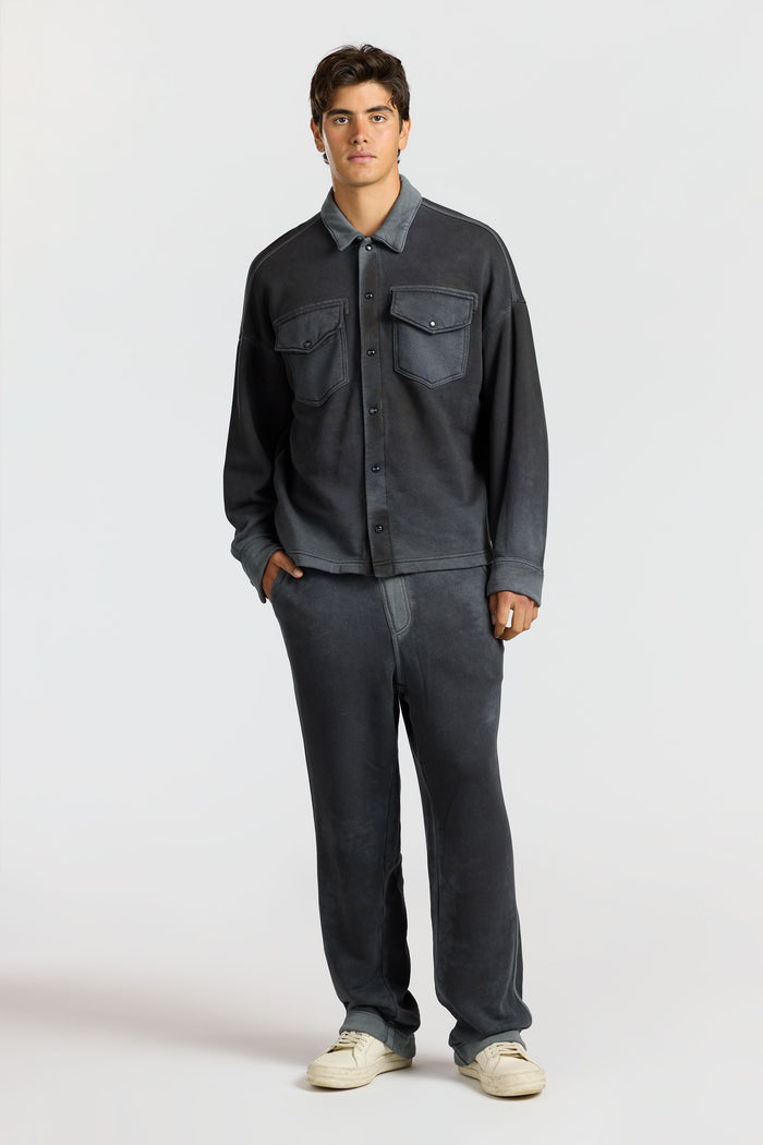 Cotton Citizen Boston Buttondown Vintage Charcoal