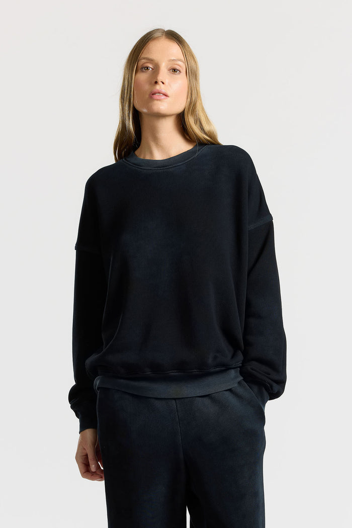 cotton citizen Boston Crew Vintage Black