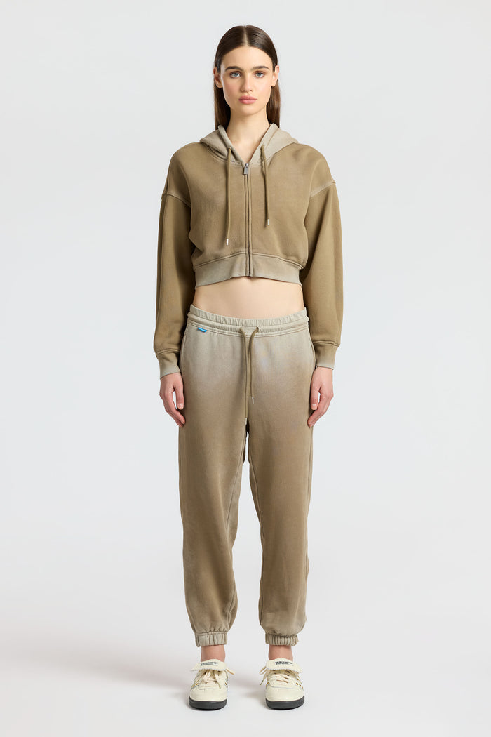 Cotton Citizen Boston Crop Hoodie Vintage Chai