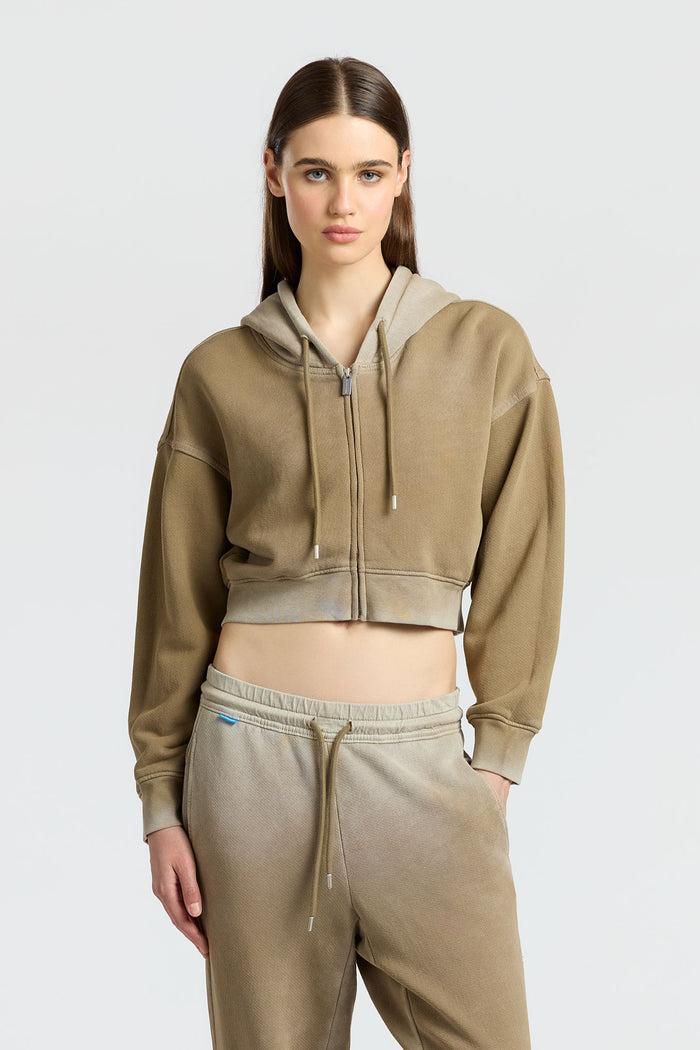 cotton citizen Boston Crop Hoodie Vintage Chai