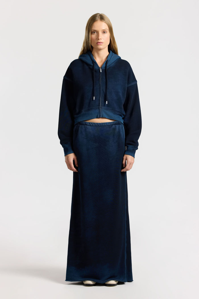 Cotton Citizen Boston Crop Hoodie Vintage Navy