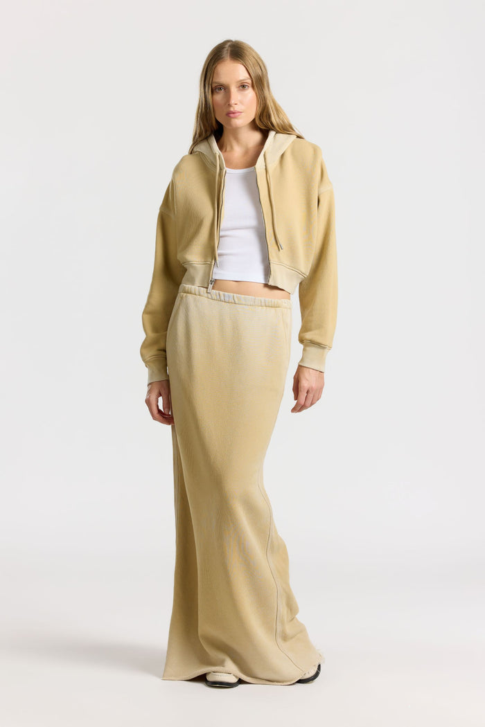 Cotton Citizen Boston Crop Hoodie Vintage Sand