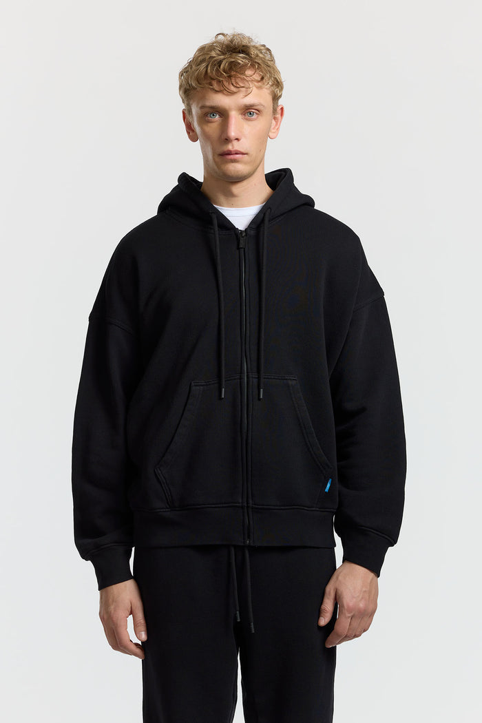 Cotton Citizen Boston Zip Hoodie Jet Black