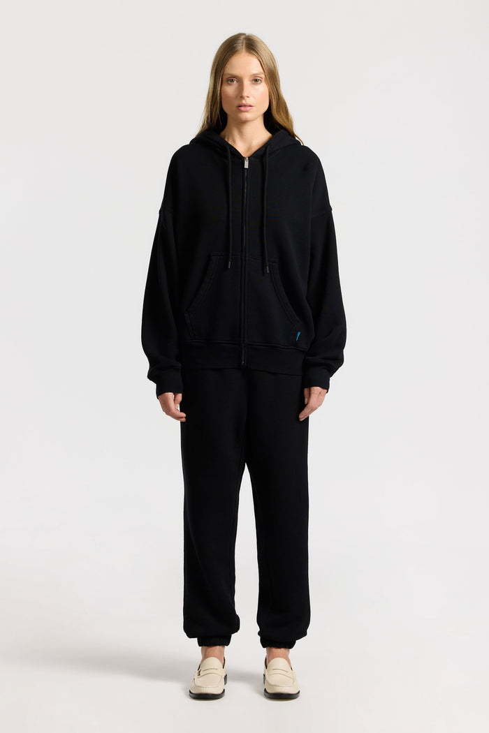 Cotton Citizen Boston Zip Hoodie Jet Black