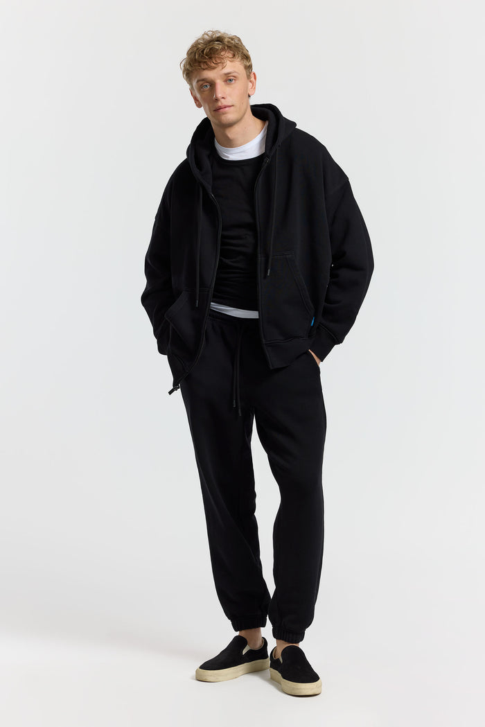 Cotton Citizen Boston Zip Hoodie Jet Black