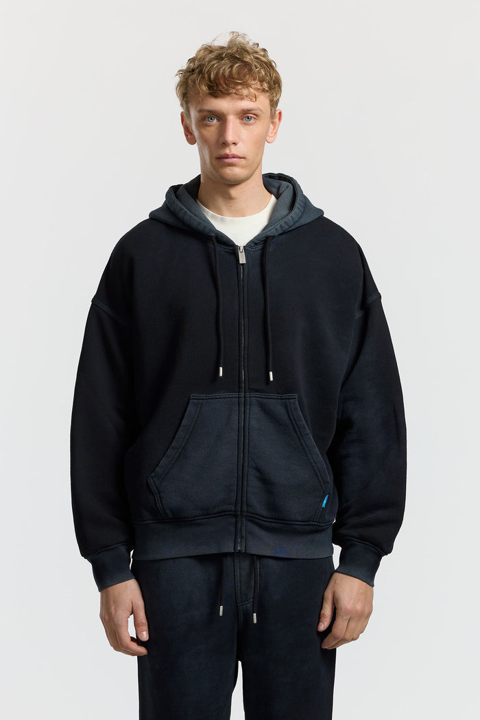 Cotton Citizen Boston Zip Hoodie Vintage Black