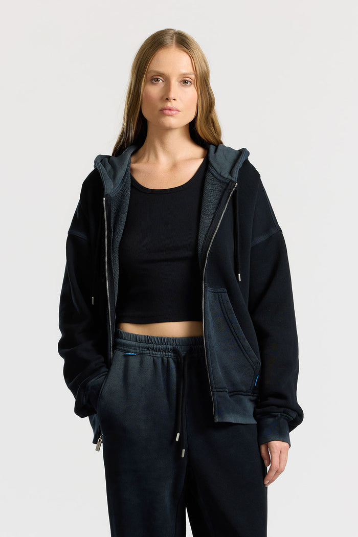 cotton citizen Boston Zip Hoodie Vintage Black