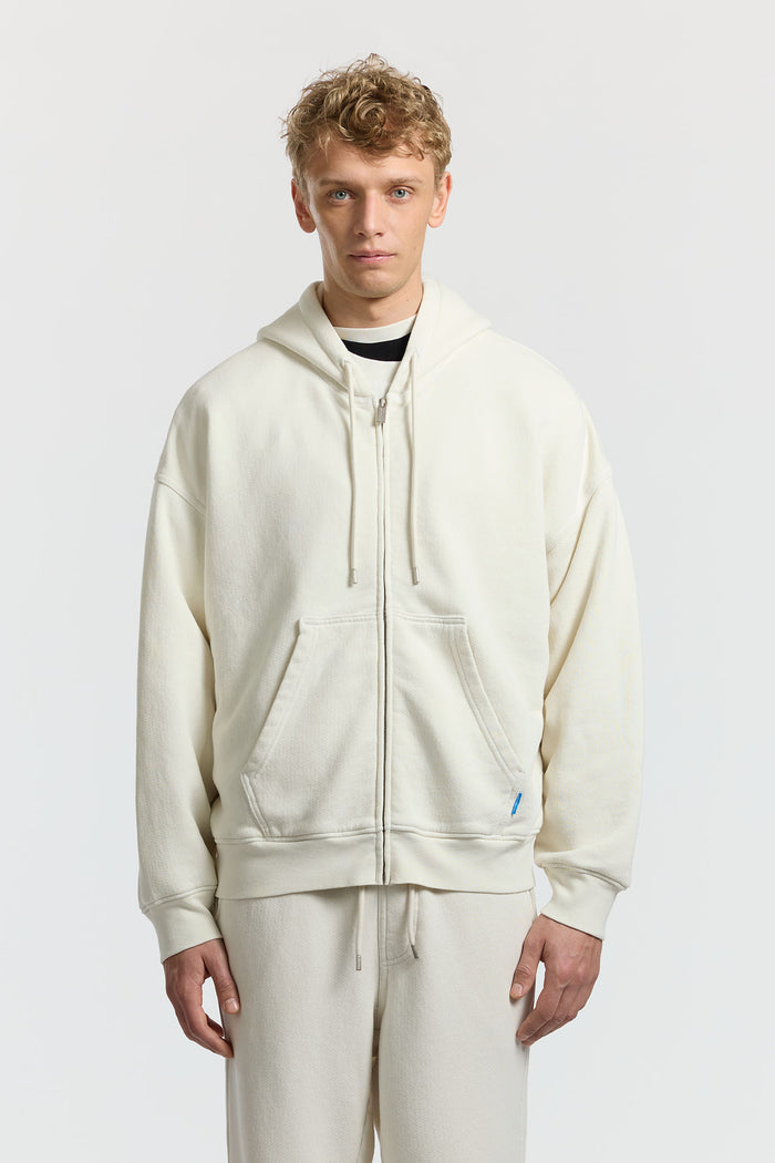 Cotton Citizen Boston Zip Hoodie Vintage Bone