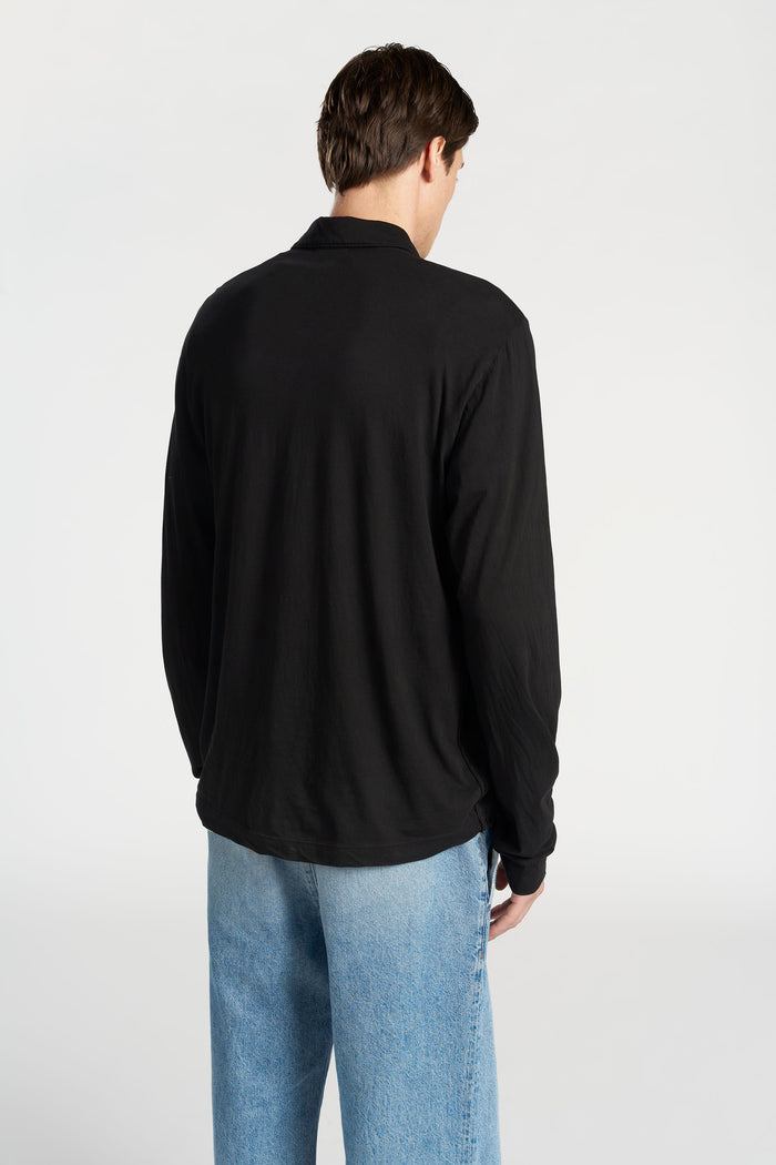 Cotton Citizen Classic Polo Shirt Jet Black