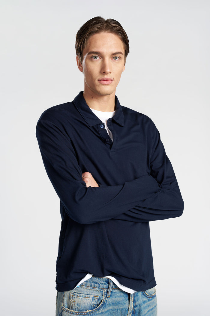 cotton citizen Classic Polo Shirt Super Navy
