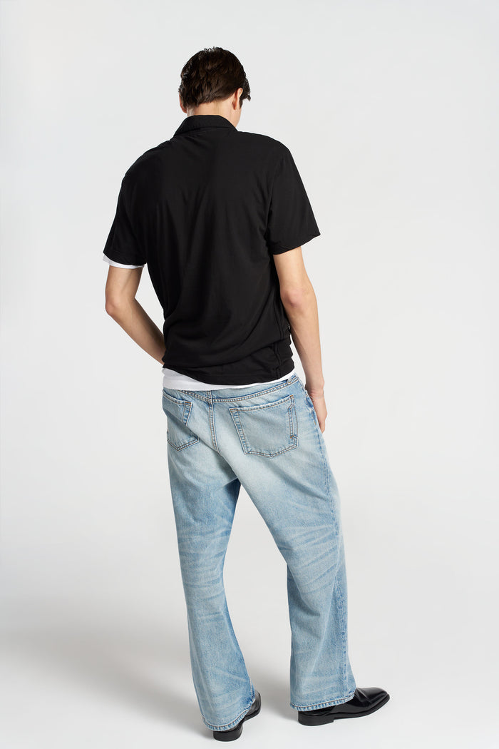 Cotton Citizen Classic Polo Tee Jet Black