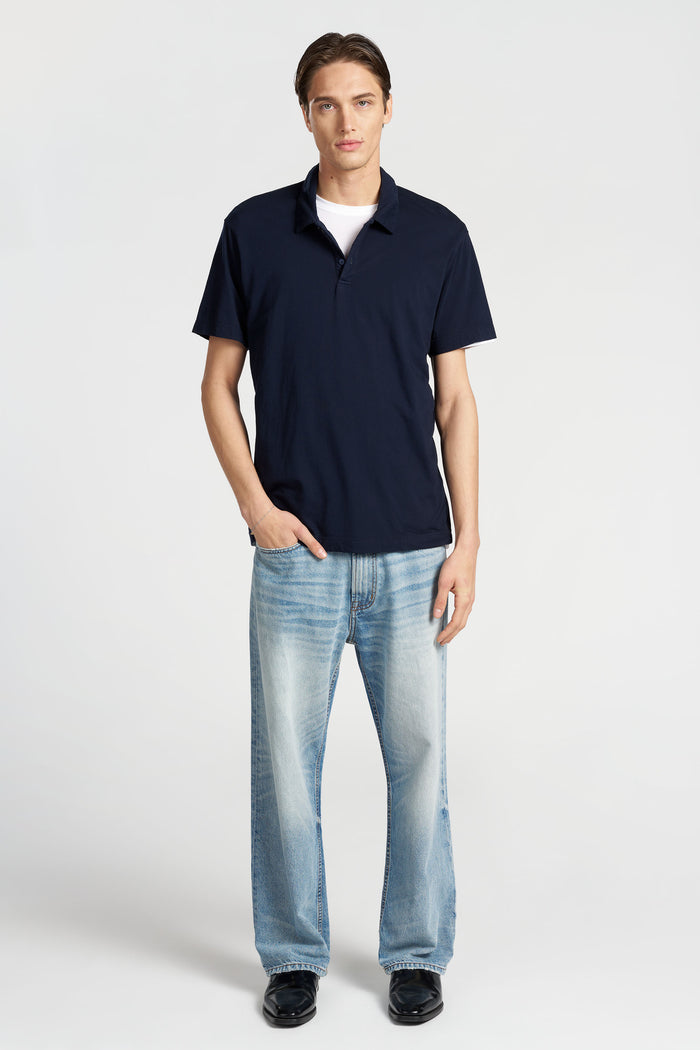 Cotton Citizen Classic Polo Tee Super Navy