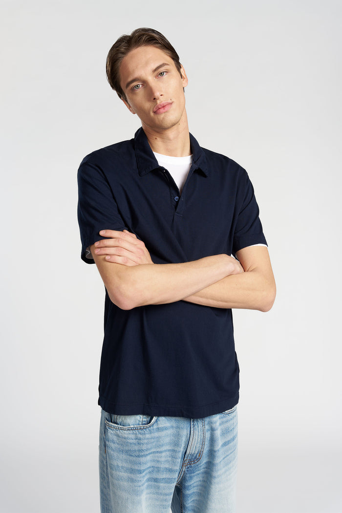 cotton citizen Classic Polo Tee Super Navy