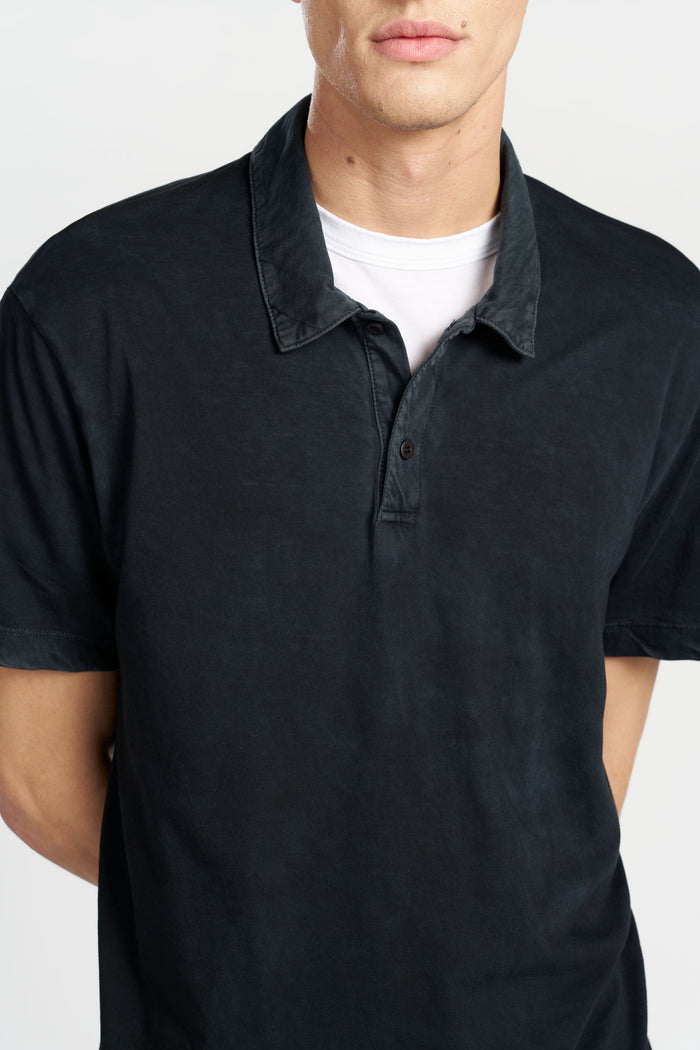 Cotton Citizen Classic Polo Tee Vintage Black