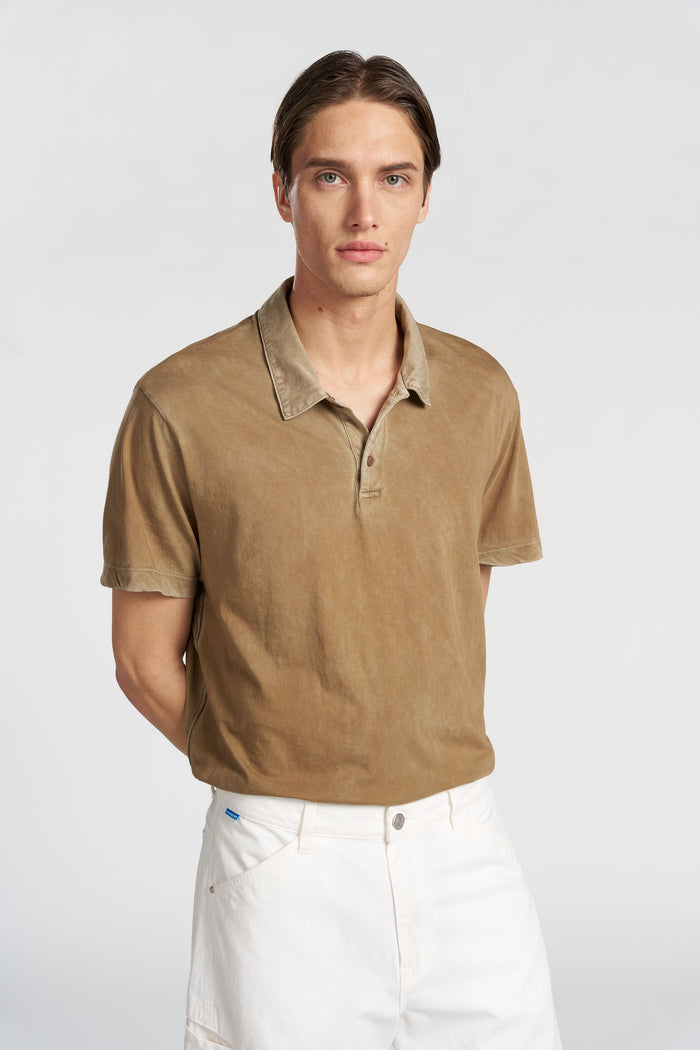 cotton citizen Classic Polo Tee Vintage Chai