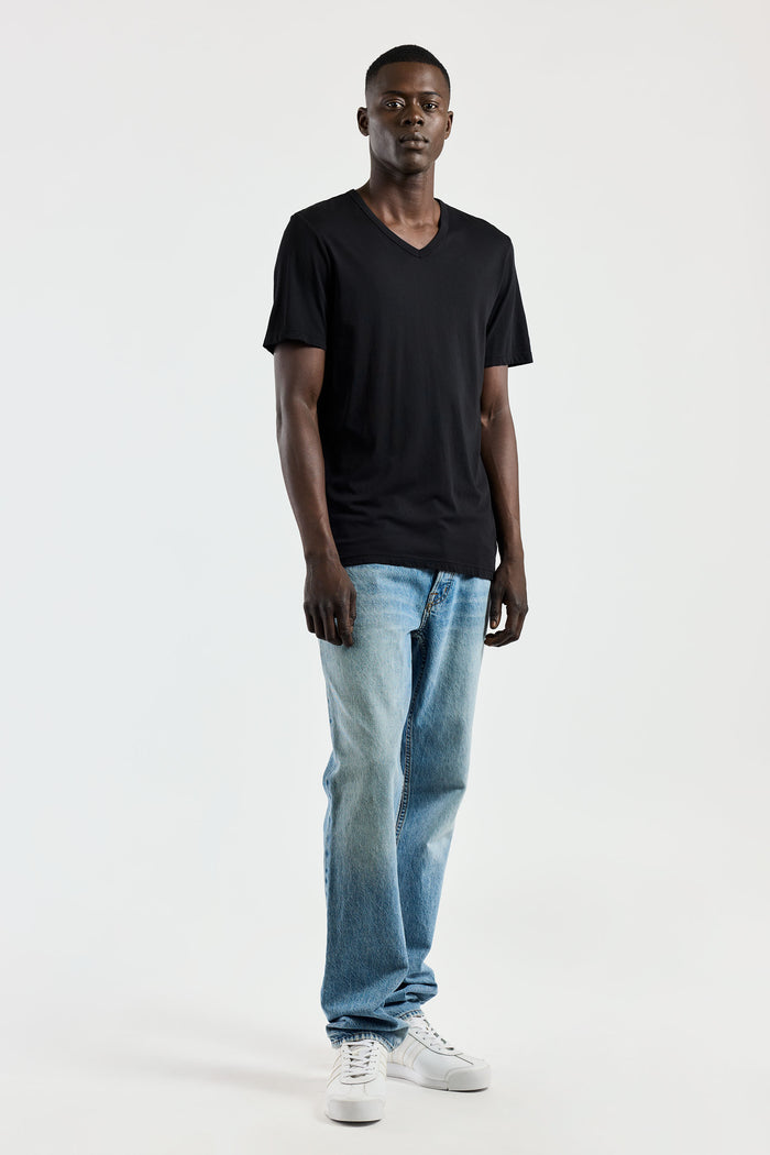 Cotton Citizen Classic V-Neck Tee Jet Black