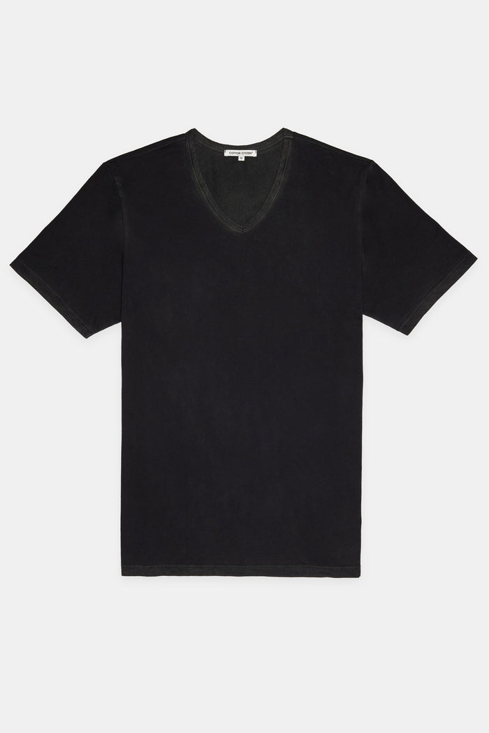 Cotton Citizen Classic V-Neck Tee Vintage Black