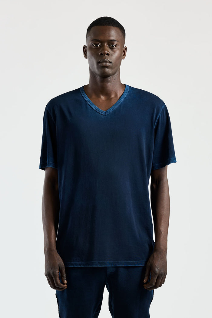 cotton citizen Classic V-Neck Tee Vintage Navy