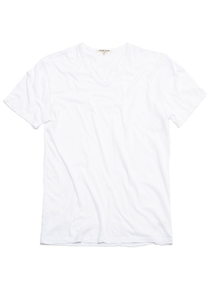 Cotton Citizen Classic V-Neck Tee White
