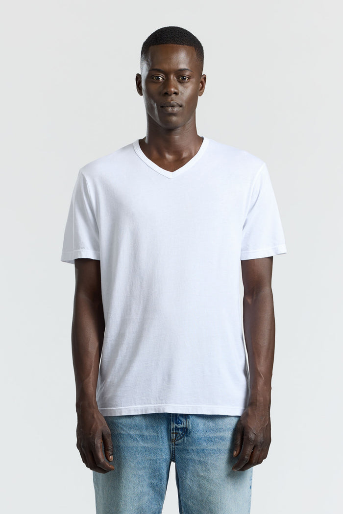 cotton citizen Classic V-Neck Tee White
