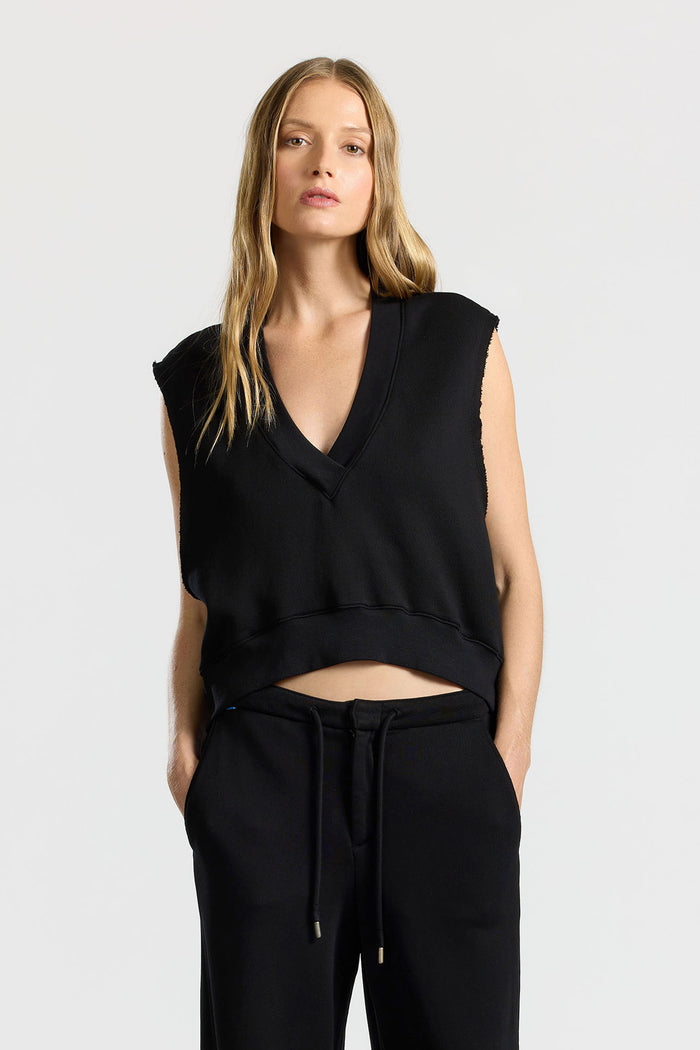 cotton citizen Geneva Cut Off Jet Black